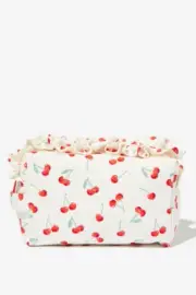 Cosmetic Beauty Make Up Toilet Bag Case with Cherry Design