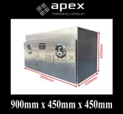 BRAND NEW TOOLBOX FLAT ALUMINIUM TOOL BOX - TRUCK UNDERTRAY STORAGE -15006FPL