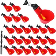 24 Packs Poultry Drinking Watering Cups for Chicken Quail Water Cups Drinker ...
