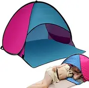 Retractable Canopy - Pop-Up Pavilion, Portable Tents | Automatic Shade Protection Tent with Head PopUp Canopy, Windproof Sun Shade with Mobile Phone Stand for Camping, Beach, Picnic