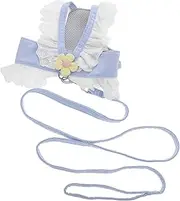 BESPORTBLE 1 Set of Summer Pet Harness with Leash: Universal Skirt with Rope for Small Dogs and Cats - Adjustable Walking Leash for Outdoor Activities