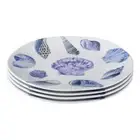 NEW Culinary Co Sealife Melamine Side Plate 4 Pack By Spotlight