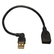 Tripp Lite Usb Right Angle Extension Cable - 1 X Type A Male Usb - 1 X Type A