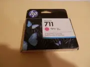 HP 711 Magenta DesignJet Ink Cartridge CZ131A Bright Office New 03 / 2025
