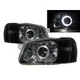 卡嗶車燈 適用 HYUNDAI 現代 Accent LC MC 99-03  光導LED天使眼光圈魚眼 - 大燈