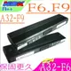 ASUS F6，F9 電池-華碩 F6，F6S，F6E，F6A，F6K，F6V，A31-F9，A32-F6，A33-F6，A33-F9，A32-T13，NER1B2000Y