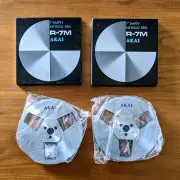 New Old Stock 2X Akai R-7m 7" Inch Reels Still In Original Packaging.