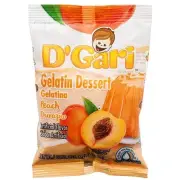 D`Gari Water Gelatin Peach, 4.2 Ounce