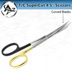 TC Iris Scissors Curved Super Cut Sharp Scissors Dental Surgery Bandage Shears