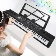 61-Key Electronic Keyboard - Full-Size Keys, Multi-Functional, Built-in Micropho