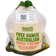 Macro Whole Chicken Free Range 1.15kg - 2.25kg