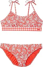 [Roxy] Girl's Friendly Flower Bralette Set Swimsuit (Big Kids)