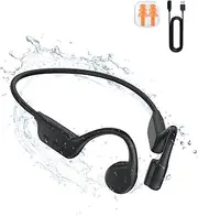 Hamuti Open Ear Bone Conduction Headphone, All Black, (X7)