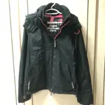 英國代購極度乾燥 SUPERDRY 三層拉鍊 防風 防潑水 加絨保暖 連帽風衣 外套 戶外登山服 衝鋒衣