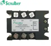 Scnulber three-phase solid state relay TSR-25AA 25A 480V AC control AC