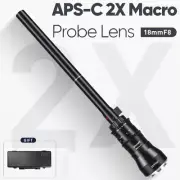 AstrHori 18mm F8 2X Macro Probe APS-C Lens for Canon Nikon Sony Fuji M43 L-mount