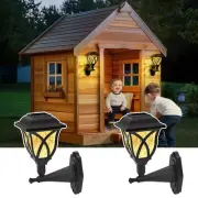Solar Wall Lantern Outdoor Playhouse Light, Waterproof Decorative Solar Power...