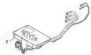Module Electrical Starter Motor Chainsaw MSA60 Original STIHL MA044301400