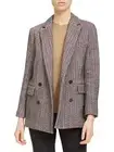 NWT- Theory Piazza Walden Tweed Double-Breasted Jacket, Multicolor - Size 8