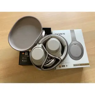 極新 二手 SONY 索尼 WH-1000XM4 無線藍牙降噪 耳罩式耳機 銀色