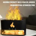 Salt Stone Flame Ultrasonic Aromatherapy Diffuser Air Humidifier Purifier 250ml