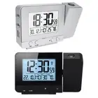 Digital Clock 180° Rotatable Projector Backlight Desk Clock 12/24H for Bedroom