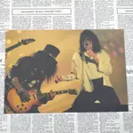 『老番顛』SLASH&MICHAEL 槍與玫瑰前任吉他手 GUNS N ROSES 經典搖滾樂團海報