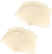 VINTORKY 50pcs Dust Drawstring Bags Cheese Filter Bag for Brew Soup Reusable Strainer Bags Drawstring for Spice Soup Storage