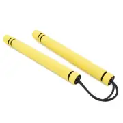 Yellow 12" Foam Trainer Nunchucks Martial Arts Karate Nunchaku