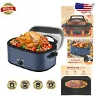 Self-Basting 26 Quart Electric Roaster with Cool-Touch Handles & Warming Setting