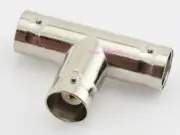 BNC Female to BNC Female TEE Coax Connector Adapter