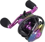 Lightweight Metal, 8.1:1 Baitcasting Fishing Reel Smooth Casting Magnetic Brake Fast Heat Dissipation Smooth Outlet Hole