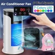 Portable Air Conditioner Personal Humidifier LED Hydrocooling Water Mist Cooler