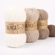Wool yarn, Knitting yarn, Alpaca yarn, DROPS Lima, Crochet