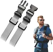 Hiking Backpack Chest Strap - Adjustable Chest Strap for Hiking Backpack | Durable Hiking Gear, Comfortable Chest Strap for Backpack Support, Hiking Accessories, Adjustable Strap for Outdoor