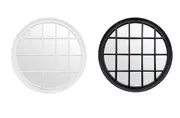 Hampton's Round Window Style Mirrors - 2 Colours Available