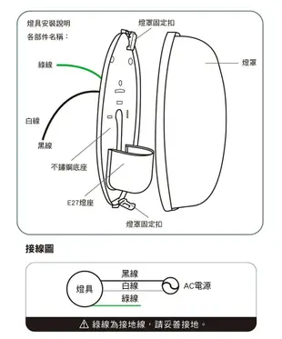 【太星電工】典雅美術壁燈(含E27/10W 白光LED燈泡)/2入 WH810W*2