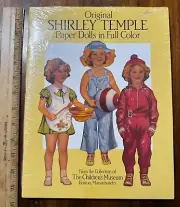 Lot 2 PB books Shirley Temple Paper Dolls Classic Original New