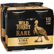 Wild Turkey Rare & Cola Can 8% 320mL