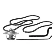 Gates Thermostat Heater Hose Belt Kit for Holden Commodore VB 3.3L 71KW DELCO