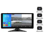 10.36in Monitor Color Touch Screen PAL NTSC AHD W/Front Rear Left Right Cameras (for: Porsche)