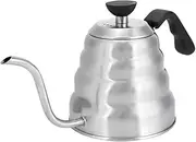 Baxnore 1000ml Stainless Steel Coffee Pot, Rustproof Gooseneck Pot, Scratch Resistant Coffee Kettle, Wear Resistant Gooseneck Kettle for Kitchen (1200ml)