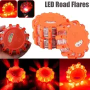 4pack 15 LED Road Flare Emergency Roadside Beacon Strobe Safety Warning Lights