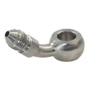 Raceworks 11.2mm Banjo to AN-3 Male Flare SS 45Deg - RWF-335-03SS