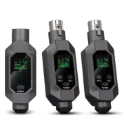 Dynamic UHF Wireless Microphone Converter XLR Transmitter And Receiver System US