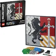 LEGO Art Harry Potter Hogwarts Crests 31201 Building Kit