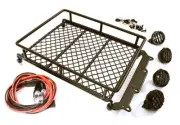 Realistic 1/10 Metal Luggage Tray with 4 LED Spot Light for Axial Wraith 2.2