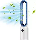 Bladeless Fan with Air Purification Function, Tower Fan with 24 Speeds, 12-H Tim