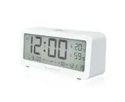 Sansai LED LCD Digital 12/24H Alarm/Snooze Clock/Date/Temperature 5.2" Display