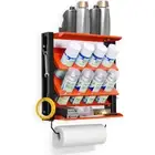 4tier Wall Mounted Tool Storage Rack Spray Can Organiser Garage Shed Paint Shelf